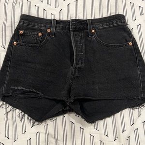 Levi’s 501 Black Shorts